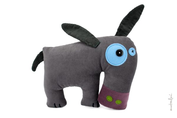donkey handmade soft toy by Antalou