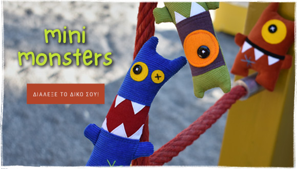 mini monsters antalou handmade soft toys