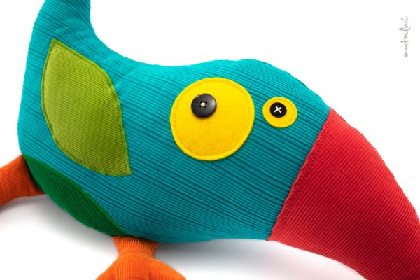 blue toucan_ plush toys for kids and homedecor_by antalou