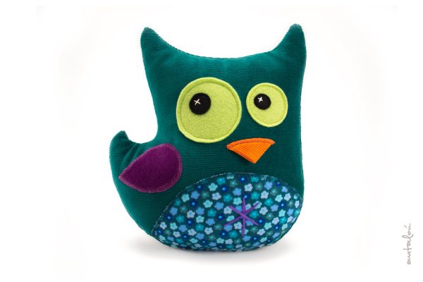 Little Owl handmade soft toy by antalou